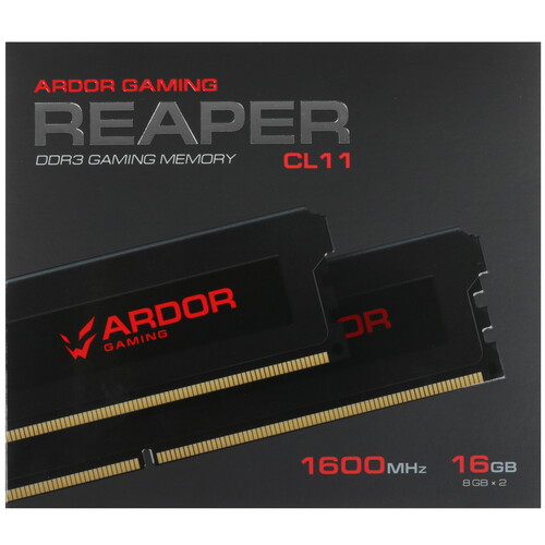 Купить Оперативная память ARDOR GAMING Reaper [DGSB316GB1600C11DC] 16 ГБ  9127934. Характеристики, отзывы и цены в Донецке