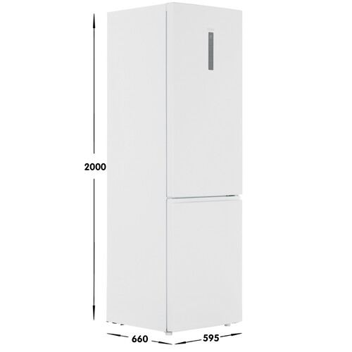 Купить Холодильник с морозильником   Haier C2F637CWRGU1 белый  5463913. Характеристики, отзывы и цены в Донецке