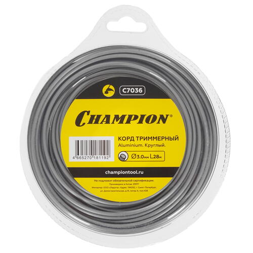 Купить Леска для триммеров Champion Aluminium C7036  1216093. Характеристики, отзывы и цены в Донецке