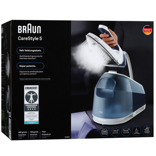 Купить Парогенератор Braun CareStyle 5 IS5245BL синий  5455290. Характеристики, отзывы и цены в Донецке