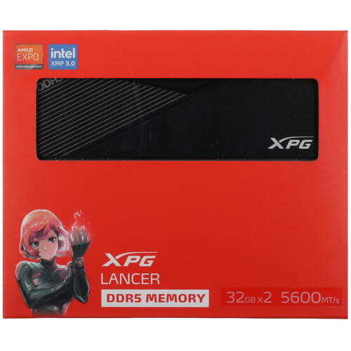 Купить Оперативная память ADATA XPG Lancer [AX5U5600C3632G-DCLABK] 64 ГБ  5416356. Характеристики, отзывы и цены в Донецке