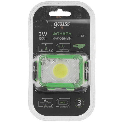 Купить Фонарь Gauss GFL305  9174965. Характеристики, отзывы и цены в Донецке