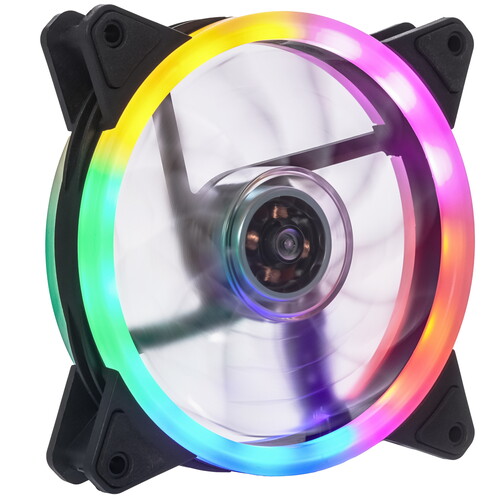 Купить Вентилятор Digma DFAN-FRGB3  черный  5615528. Характеристики, отзывы и цены в Донецке