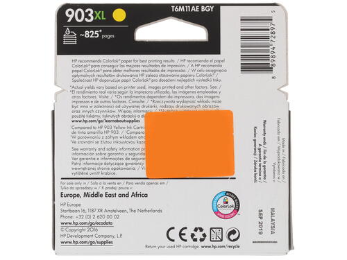 Купить Картридж HP 903XL (T6M11AE) желтый  7981780. Характеристики, отзывы и цены в Донецке