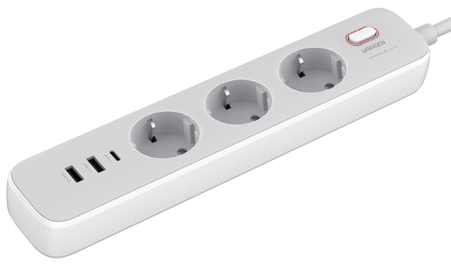 Купить Сетевой фильтр Ugreen 30W DigiBAR белый  5415871. Характеристики, отзывы и цены в Донецке