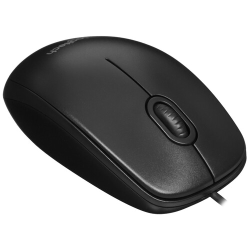 Купить Мышь проводная Logitech B100 [910-006605] черный  5435870. Характеристики, отзывы и цены в Донецке