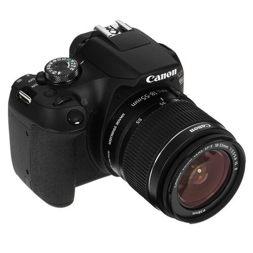Купить Зеркальный фотоаппарат Canon EOS 2000D Kit 18-55mm IS II черный  5068850. Характеристики, отзывы и цены в Донецке