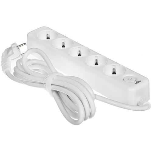 Купить Сетевой фильтр AGNI TP-FD5E белый  9289327. Характеристики, отзывы и цены в Донецке