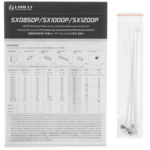 Купить Блок питания LIAN LI SX 850P [G9P.SX0850P.W000.RU] белый  5640715. Характеристики, отзывы и цены в Донецке