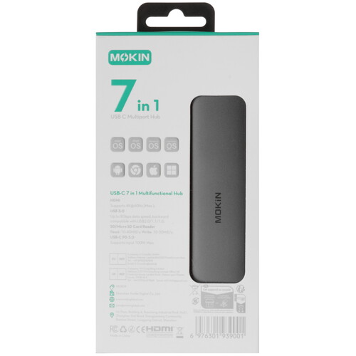 Купить USB-разветвитель MOKIN MOUC0119  9280500. Характеристики, отзывы и цены в Донецке