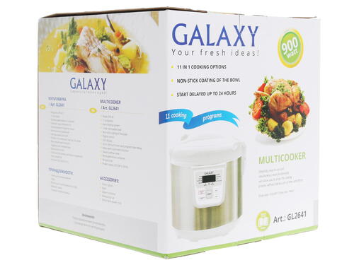 Купить Мультиварка Galaxy GL2641 белый  1172601. Характеристики, отзывы и цены в Донецке