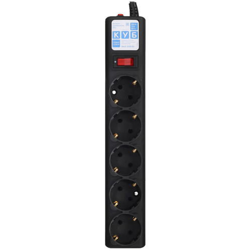 Купить Сетевой фильтр Power Cube SPG5-С2 черный  5409973. Характеристики, отзывы и цены в Донецке