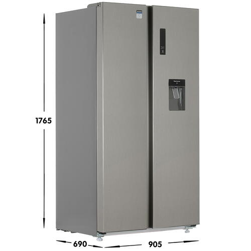 Купить Холодильник Side by Side   DEXP SBS4-56AMG серебристый  5401301. Характеристики, отзывы и цены в Донецке