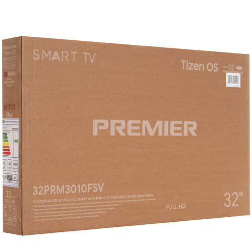 Купить 32" (81.3 см) Телевизор Premier 32PRM3010FSV черный  9211100. Характеристики, отзывы и цены в Донецке