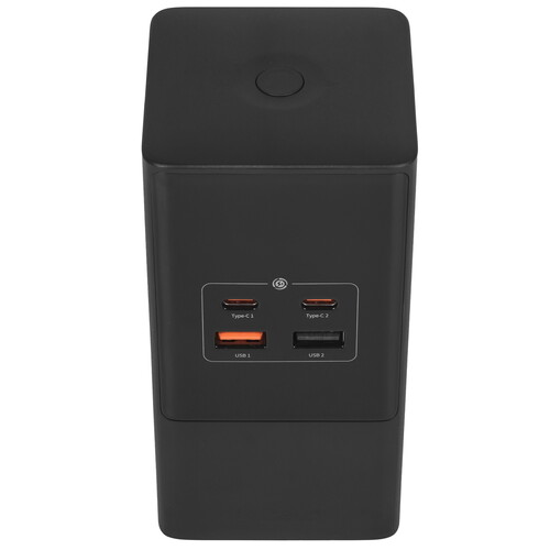 Купить Сетевое зарядное устройство Baseus GaN5 PowerCombo Tower PowerStrip черный  5621224. Характеристики, отзывы и цены в Донецке