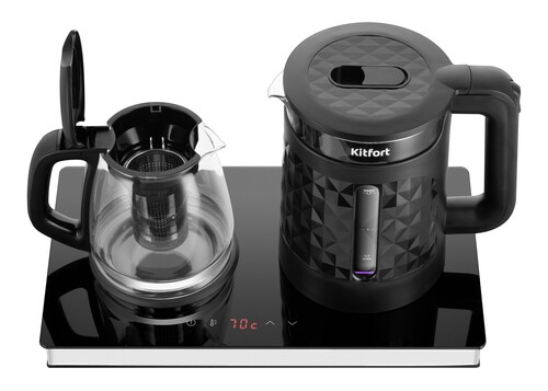 Купить Чайный набор Kitfort КТ-6735 черный  9259069. Характеристики, отзывы и цены в Донецке