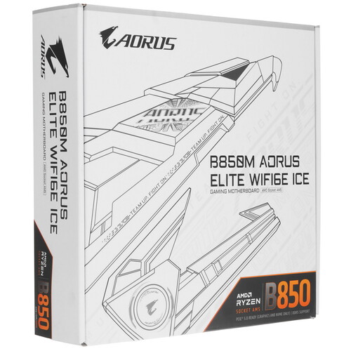 Купить Материнская плата GIGABYTE B850M AORUS ELITE WIFI6E ICE  5608140. Характеристики, отзывы и цены в Донецке