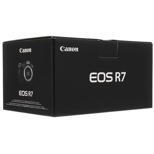 Купить Беззеркальный фотоаппарат Canon EOS R7 Body черный  5063974. Характеристики, отзывы и цены в Донецке