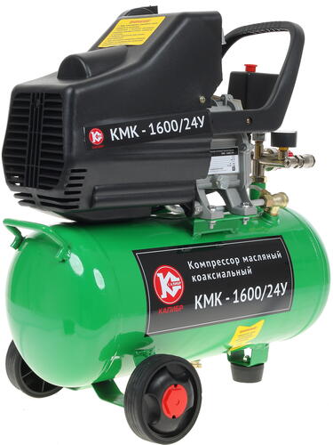 Купить Компрессор поршневой масляный Калибр КМК-1600/24У  1241850. Характеристики, отзывы и цены в Донецке