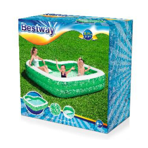 Купить Бассейн надувной семейный, 231 x 231 x 51 см, 54336 Bestway  5464794. Характеристики, отзывы и цены в Донецке