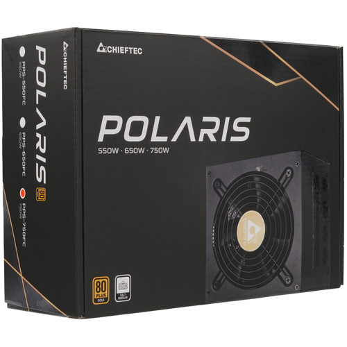 Купить Блок питания Chieftec POLARIS 750W [PPS-750FC] черный  1672382. Характеристики, отзывы и цены в Донецке