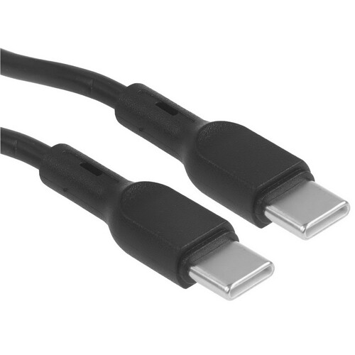 Купить Кабель круглый BoraSCO USB Type-C - USB Type-C черный 0.5 м  5614051. Характеристики, отзывы и цены в Донецке