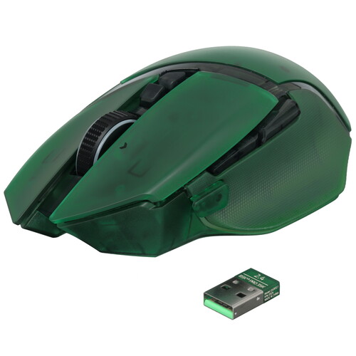 Купить Мышь беспроводная/проводная Razer Basilisk V3 Pro 35K - Phantom Green Ed.  5632010. Характеристики, отзывы и цены в Донецке
