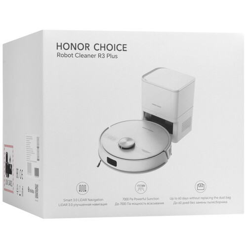 Купить Робот-пылесос HONOR CHOICE Robot Cleaner R3 Plus белый  5610476. Характеристики, отзывы и цены в Донецке
