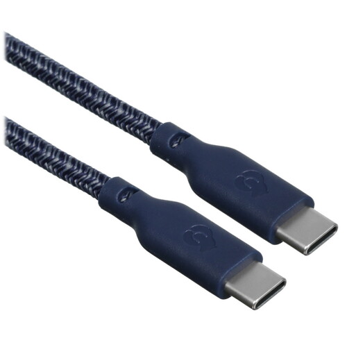 Купить Кабель круглый uBear USB Type-C - USB Type-C синий 2.4 м  5466123. Характеристики, отзывы и цены в Донецке