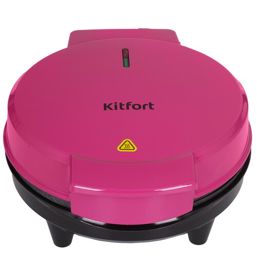 Купить Вафельница Kitfort КТ-4621 розовый  9311840. Характеристики, отзывы и цены в Донецке