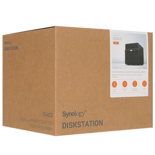 Купить Сетевое хранилище (NAS) Synology DiskStation DS423  5435500. Характеристики, отзывы и цены в Донецке