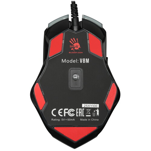 Купить Мышь проводная A4Tech Bloody V8M  черный  9280313. Характеристики, отзывы и цены в Донецке