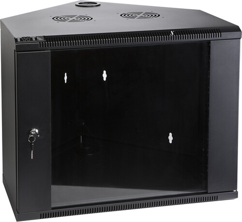Купить Шкаф коммутационный Lanmaster TWT-CBWTG-4U-6x6-BK  9297431. Характеристики, отзывы и цены в Донецке