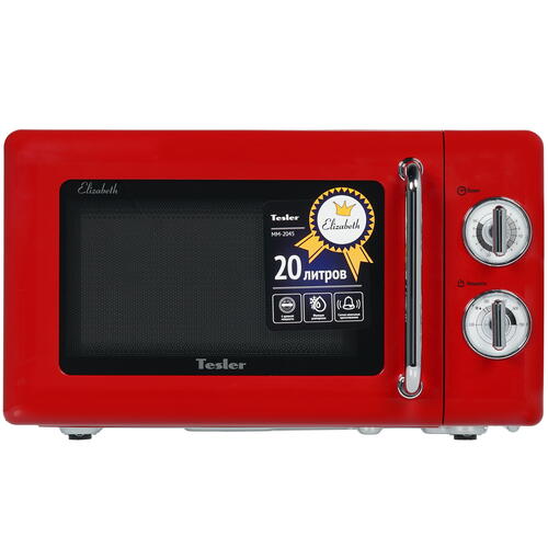 Купить Микроволновая печь Tesler MM-2045 красный  8152753. Характеристики, отзывы и цены в Донецке