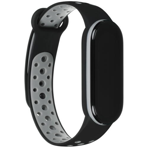 Купить Ремешок Aceline для Xiaomi Mi Smart Band 5/ 6/ Amazfit Band 5 черный/серый  5045631. Характеристики, отзывы и цены в Донецке