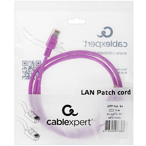 Купить Патч-корд Cablexpert PP12-1M/RO  4820696. Характеристики, отзывы и цены в Донецке