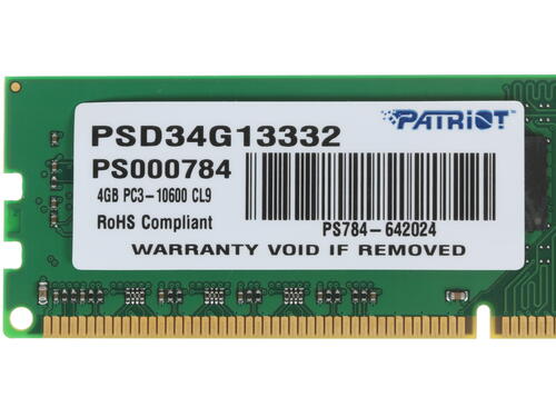 Купить Оперативная память Patriot Signature Line [PSD34G13332] 4 ГБ  1099676. Характеристики, отзывы и цены в Донецке