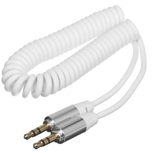 Купить Кабель   Rexant 3.5 mm jack - 3.5 mm jack белый, серебристый  5479580. Характеристики, отзывы и цены в Донецке
