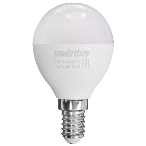 Купить Лампа светодиодная Smartbuy-P45-12W/4000/E14  9104998. Характеристики, отзывы и цены в Донецке