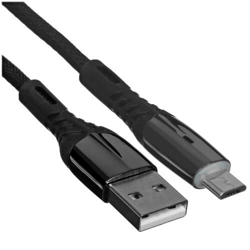 Купить Кабель круглый KEYRON micro USB - USB 2.0 Type-A черный 1.5 м  4813243. Характеристики, отзывы и цены в Донецке