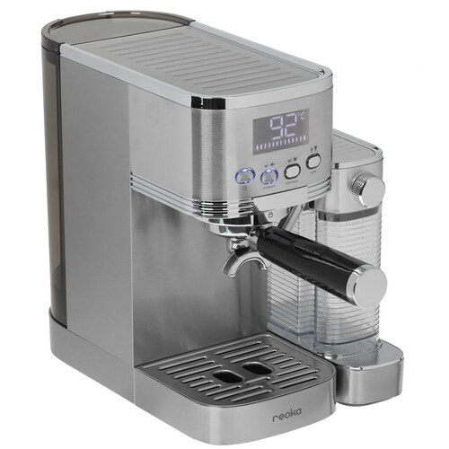 Купить Кофеварка рожковая Reoka RKEM-650 серый  9127244. Характеристики, отзывы и цены в Донецке