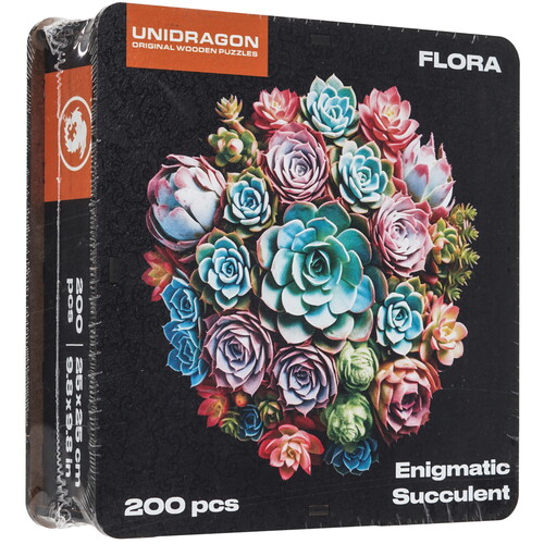 Купить Пазл Unidragon Flora Загадочный суккулент  9124153. Характеристики, отзывы и цены в Донецке