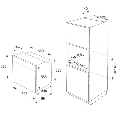 Купить Электрический духовой шкаф Gorenje BSA6747A04BG черный  5323396. Характеристики, отзывы и цены в Донецке