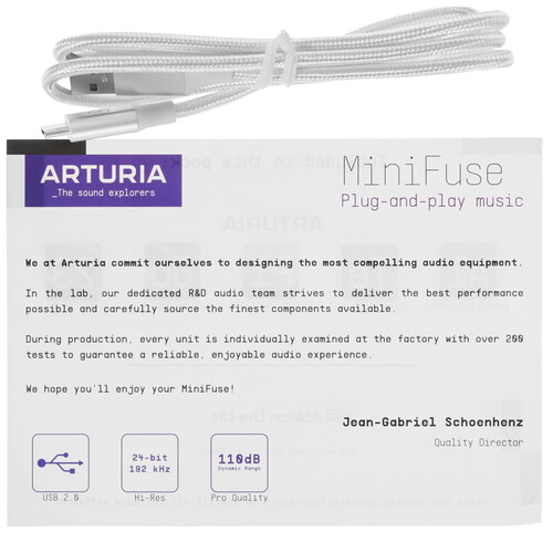 Купить Внешняя звуковая карта Arturia MiniFuse 1  5005286. Характеристики, отзывы и цены в Донецке