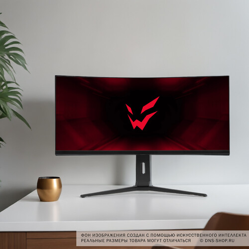 Купить 34" Монитор ARDOR GAMING QUASAR AQW34H3 черный  9146429. Характеристики, отзывы и цены в Донецке