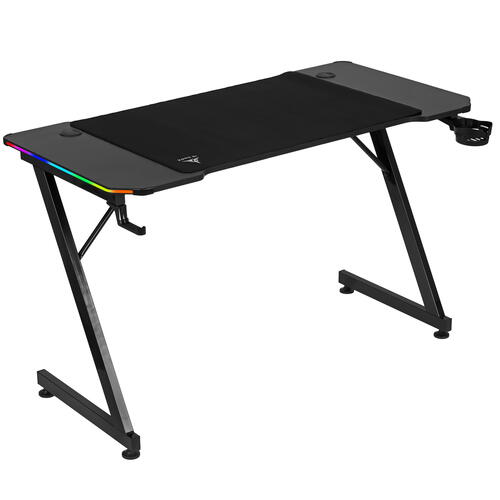 Купить Стол компьютерный ZONE 51 TRINE 120 RGB черный  9071072. Характеристики, отзывы и цены в Донецке