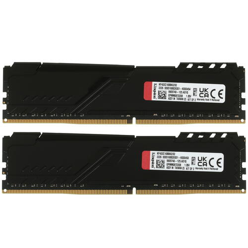 Купить Оперативная память Kingston FURY Beast Black [KF432C16BBK2/32] 32 ГБ  5053541. Характеристики, отзывы и цены в Донецке