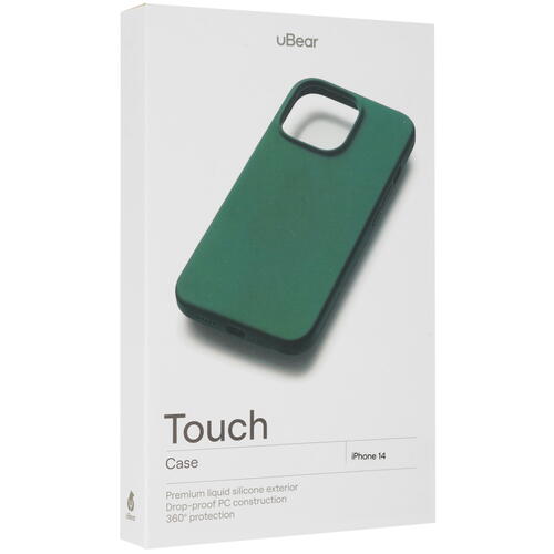 Купить Накладка  uBear Touch Case для Apple iPhone 14 зеленый  5460702. Характеристики, отзывы и цены в Донецке