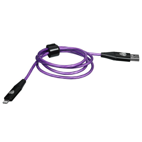 Купить Кабель круглый BY Lightning 8-pin - USB 2.0 Type-A фиолетовый 1 м  5482254. Характеристики, отзывы и цены в Донецке