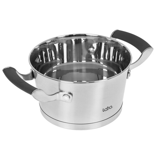 Купить Кастрюля Lara Венера LR02-278 1.6 л 16 см серебристый  9214938. Характеристики, отзывы и цены в Донецке